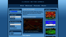 What Classic-retro-games.com website looked like in 2021 (2 years ago)