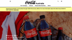 What Coca-colajourney.com.au website looked like in 2021 (2 years ago)