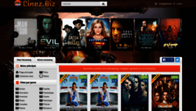 What Cinez.biz website looked like in 2021 (2 years ago)