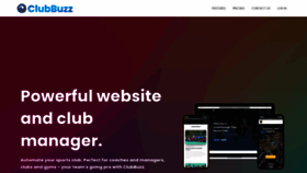 What Clubbuzz.co.uk website looked like in 2021 (2 years ago)