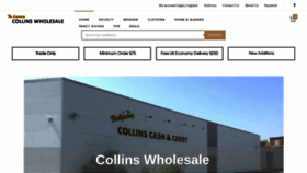What Collinswholesale.co.uk website looked like in 2021 (2 years ago)