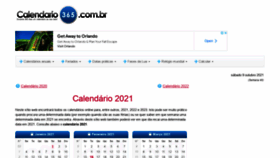 What Calendario-365.com.br website looked like in 2021 (2 years ago)