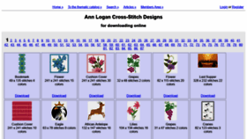 What Cross-stitch-pattern.net website looked like in 2021 (2 years ago)