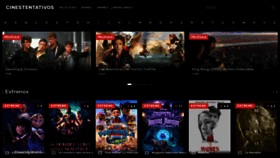What Cinestentativos.com website looked like in 2021 (2 years ago)