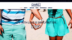 What Camelotintroductions.com website looked like in 2021 (2 years ago)