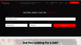 What Canadacareersite.com website looked like in 2021 (2 years ago)