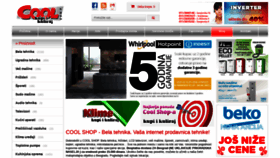 What Coolshop.rs website looked like in 2021 (2 years ago)