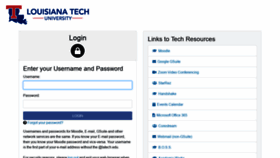 What Cas.latech.edu website looked like in 2021 (2 years ago)