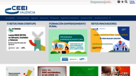 What Ceei-valencia.com website looked like in 2021 (2 years ago)