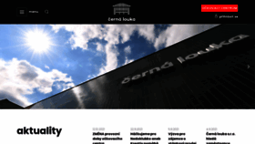 What Cerna-louka.cz website looked like in 2021 (4 years ago)