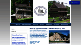 What Chaddsfordhistory.org website looked like in 2021 (2 years ago)