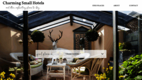 What Charmingsmallhotels.co.uk website looked like in 2021 (2 years ago)