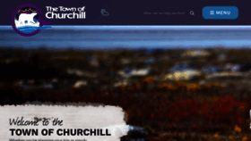 What Churchill.ca website looked like in 2021 (2 years ago)