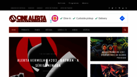 What Cinealerta.com.br website looked like in 2021 (2 years ago)