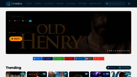 What Cinebox.cc website looked like in 2021 (2 years ago)
