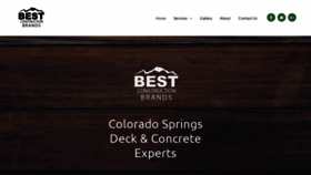 What Coloradospringsdeckrestoration.com website looked like in 2021 (2 years ago)