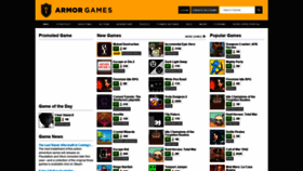 What Cache.armorgames.com website looked like in 2021 (2 years ago)