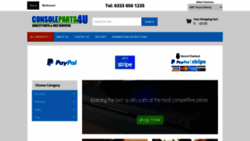 What Consoleparts4u.co.uk website looked like in 2021 (2 years ago)