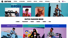 What Cortinafietsen.nl website looked like in 2021 (2 years ago)