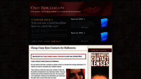 What Crazyeyescontacts.net website looked like in 2021 (2 years ago)