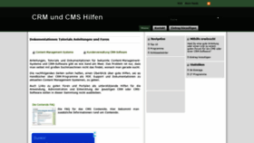 What Crm-cms.de website looked like in 2021 (2 years ago)