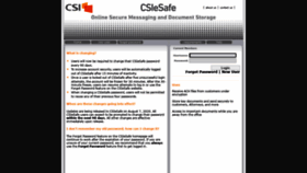 What Csiesafe.com website looked like in 2021 (2 years ago)
