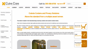 What Cubecare.com website looked like in 2021 (2 years ago)