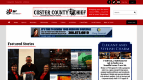 What Custercountychief.com website looked like in 2021 (2 years ago)