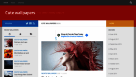 What Cutewallpapers.net website looked like in 2021 (2 years ago)
