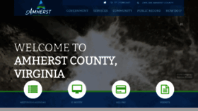 What Countyofamherst.com website looked like in 2021 (2 years ago)