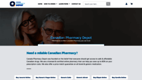 What Canadapharmacydepot.com website looked like in 2021 (2 years ago)