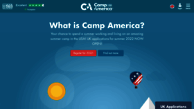 What Campamerica.co.uk website looked like in 2021 (2 years ago)