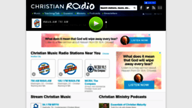 What Christianradio.com website looked like in 2021 (2 years ago)
