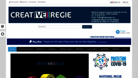 What Creativeregie-boutique.fr website looked like in 2021 (2 years ago)