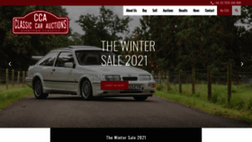 What Classiccarauctions.co.uk website looked like in 2021 (2 years ago)
