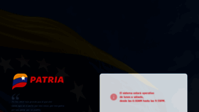 What Colaboradores.patria.org.ve website looked like in 2021 (2 years ago)