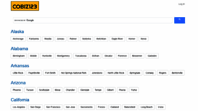What Cobiz123.com website looked like in 2021 (3 years ago)