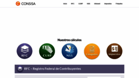 What Consisa.com.mx website looked like in 2021 (2 years ago)