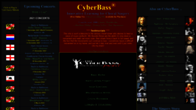 What Cyberbass.com website looked like in 2021 (2 years ago)
