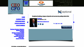 What Ceocfointerviews.com website looked like in 2021 (2 years ago)