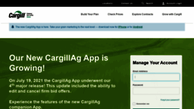 What Cargillag.com website looked like in 2021 (2 years ago)
