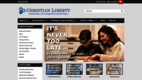 What Christianlibertypress.com website looked like in 2021 (2 years ago)