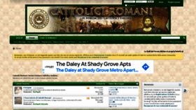 What Cattoliciromani.com website looked like in 2021 (2 years ago)