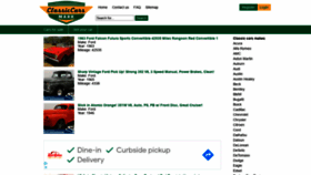 What Classiccarsmarks.com website looked like in 2021 (2 years ago)