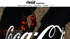 What Cocacoladeargentina.com.ar website looked like in 2021 (2 years ago)