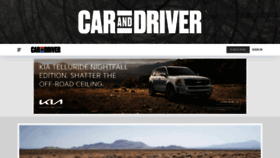 What Caranddriver.com website looked like in 2021 (2 years ago)