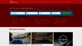 What Cars.co.za website looked like in 2021 (2 years ago)