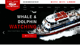 What Capemaywhalewatcher.com website looked like in 2021 (2 years ago)