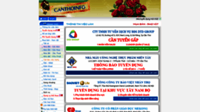 What Canthoinfo.vn website looked like in 2021 (2 years ago)