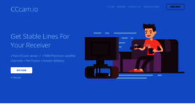 What Cccam.io website looked like in 2021 (3 years ago)